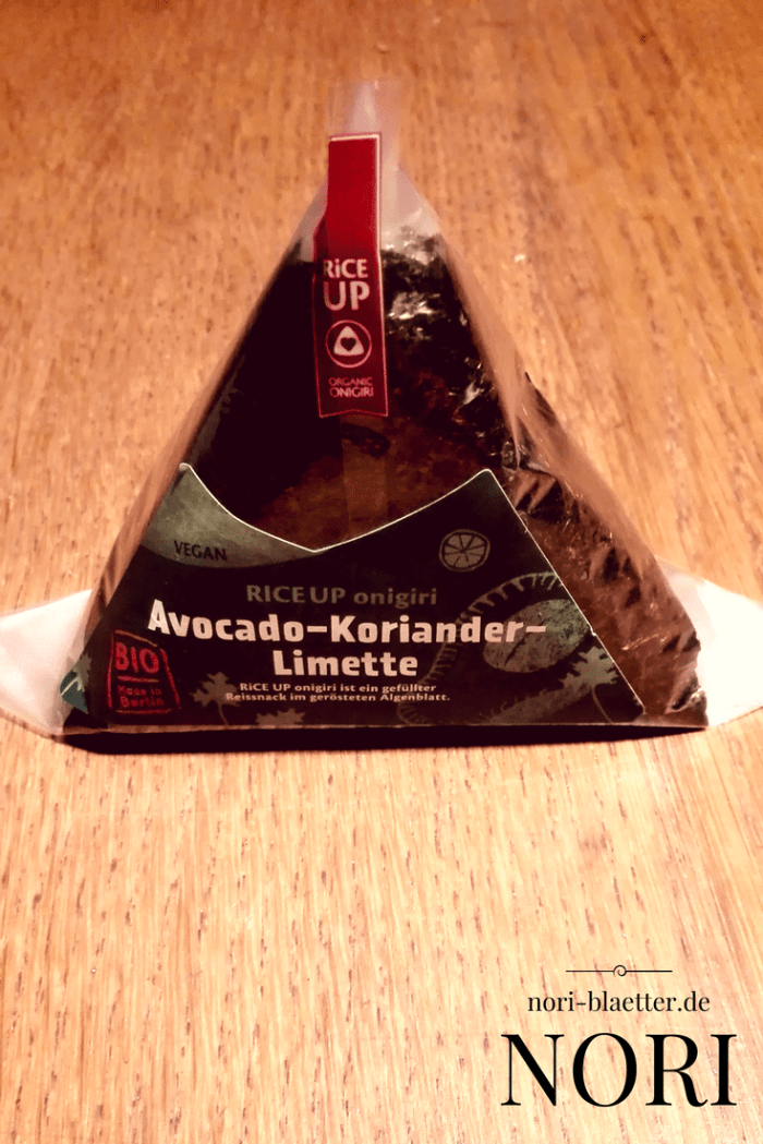 Nori Blatt in Folie Onigiri