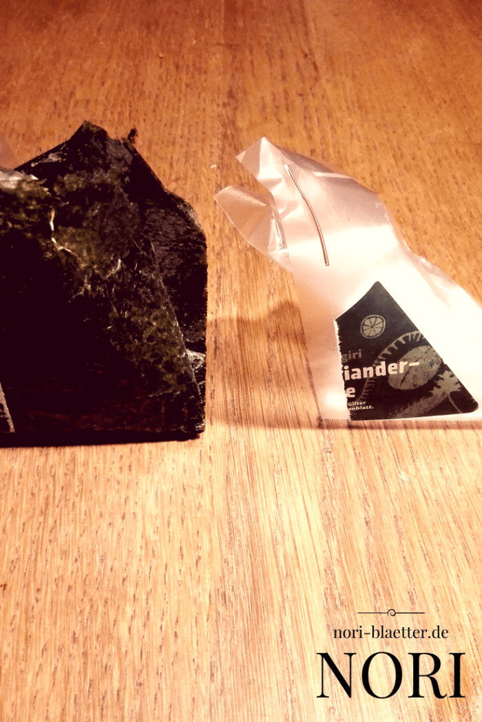 Nori Blatt in Folie Onigiri