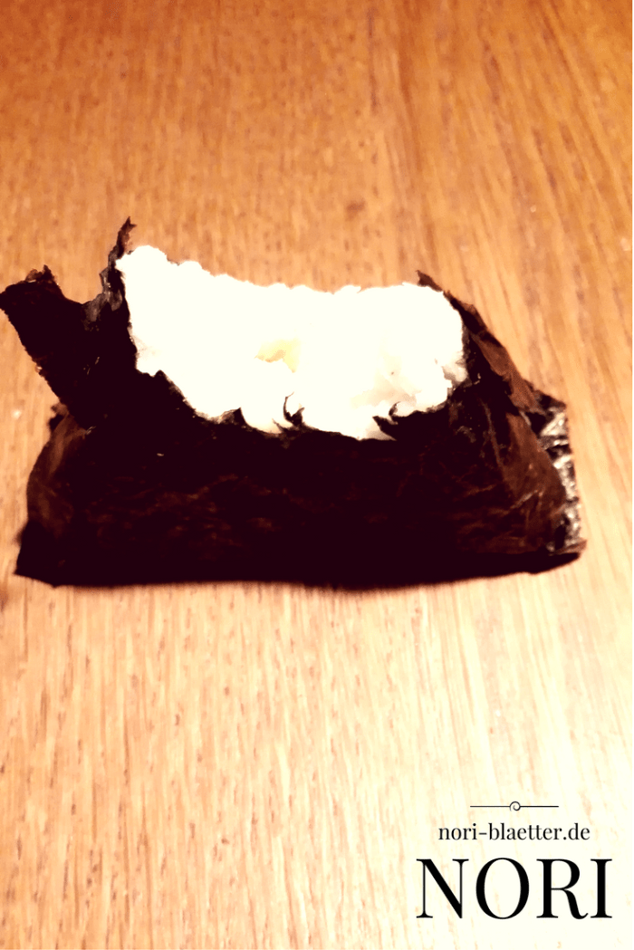 Nori Blatt in Folie Onigiri